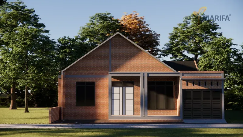 1 Rumah Tropis Modern Di Jakarta