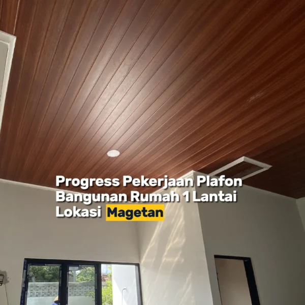 2 Update Proyek Marifa Property Rumah 1 Lantai Di Magetan Yang Sedang Masuk Tahap Pengerjaan Atap