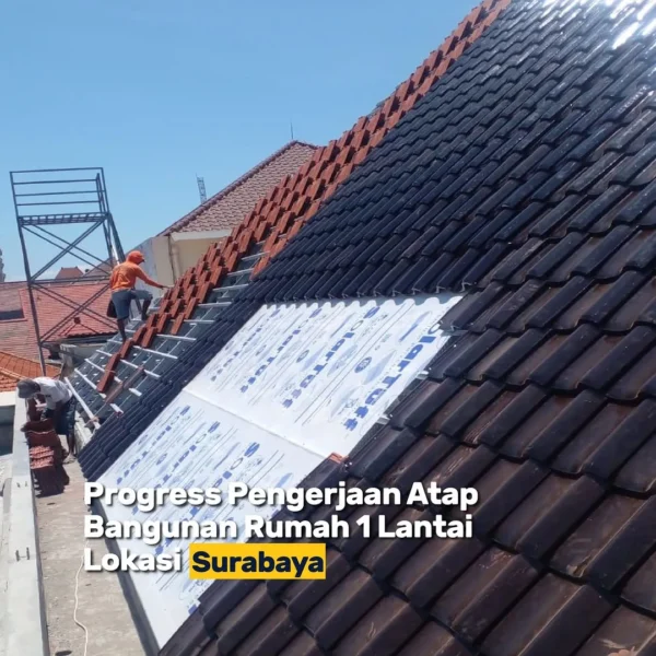 Mengintip Proyek Terbaru Marifa Property, Rumah 1 Lantai Dengan Atap Menawan Di Surabaya 1