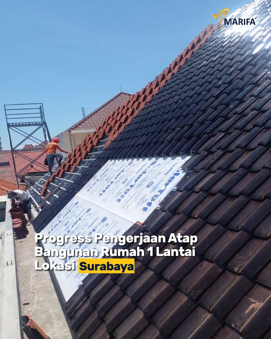 Mengintip Proyek Terbaru Marifa Property, Rumah 1 Lantai Dengan Atap Menawan Di Surabaya 1