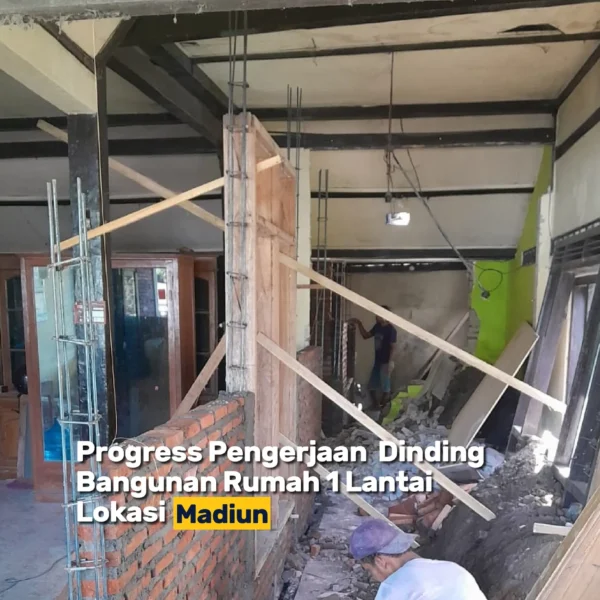Progres Proyek Rumah 1 Lantai Di Madiun 9