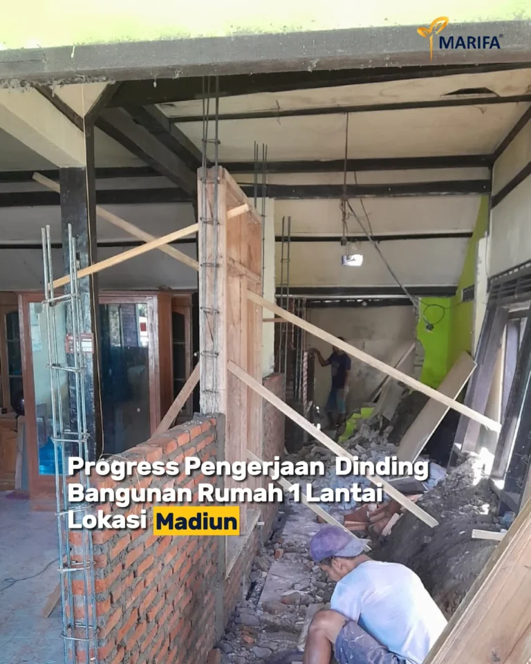 Progres Proyek Rumah 1 Lantai Di Madiun 9