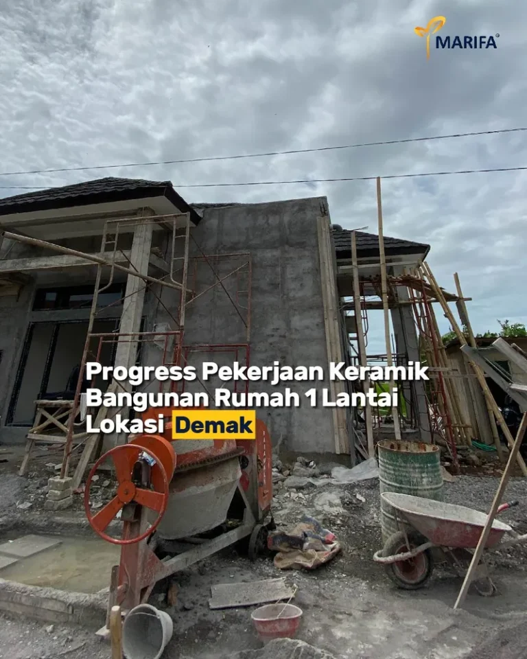 Hunian Nyaman Dan Estetik Untuk Gaya Hidup Modern Progres Rumah Demak 5