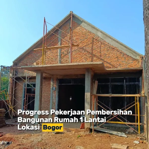 Bersih, rapi, siap huni! update proyek rumah 1 lantai di bogor bersama marifa property 5