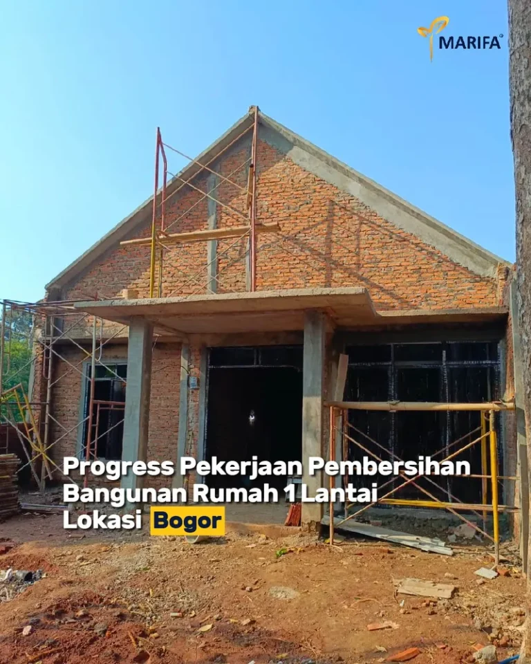 Bersih, rapi, siap huni! update proyek rumah 1 lantai di bogor bersama marifa property 5