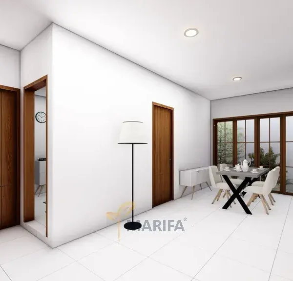 ilustrasi rumah dalam tahap konstruksi dengan dokumen kpr 6a715c0d154e3