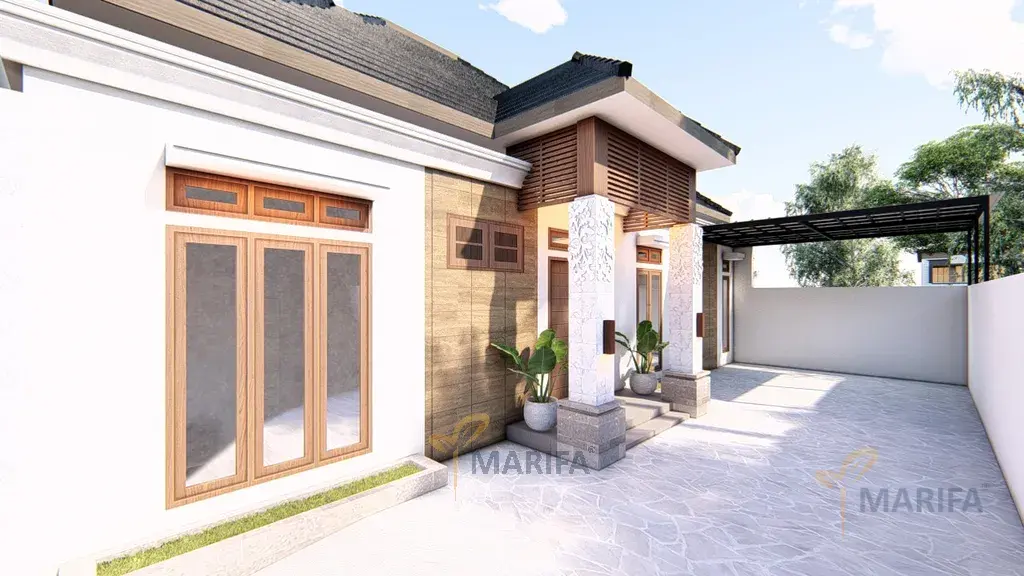 kalkulator dan dokumen keuangan rumah tangga di atas meja kayu