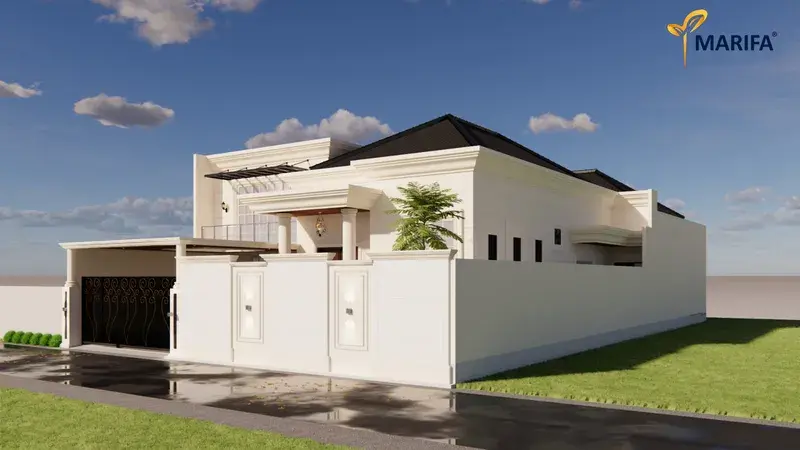 konsep desain rumah kost modern minimalis Cirebon