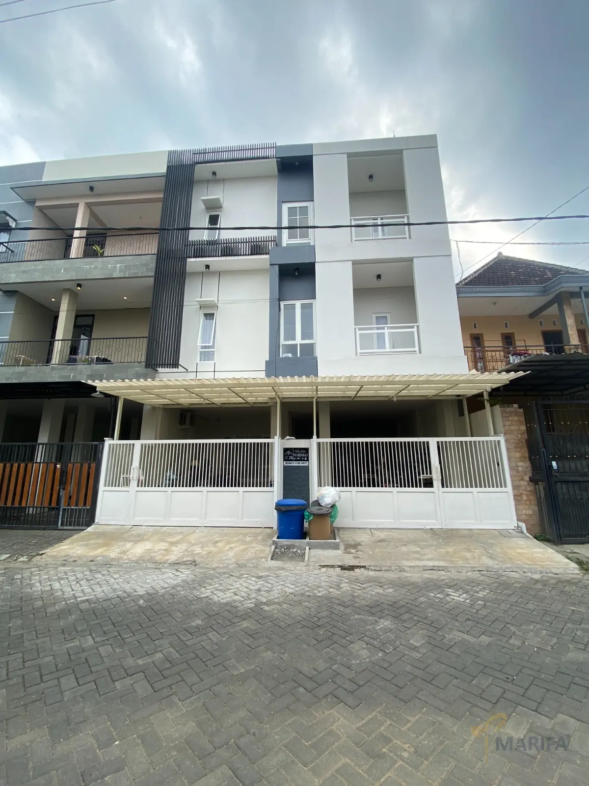 rumah kost modern minimalis Bantul tampak depan