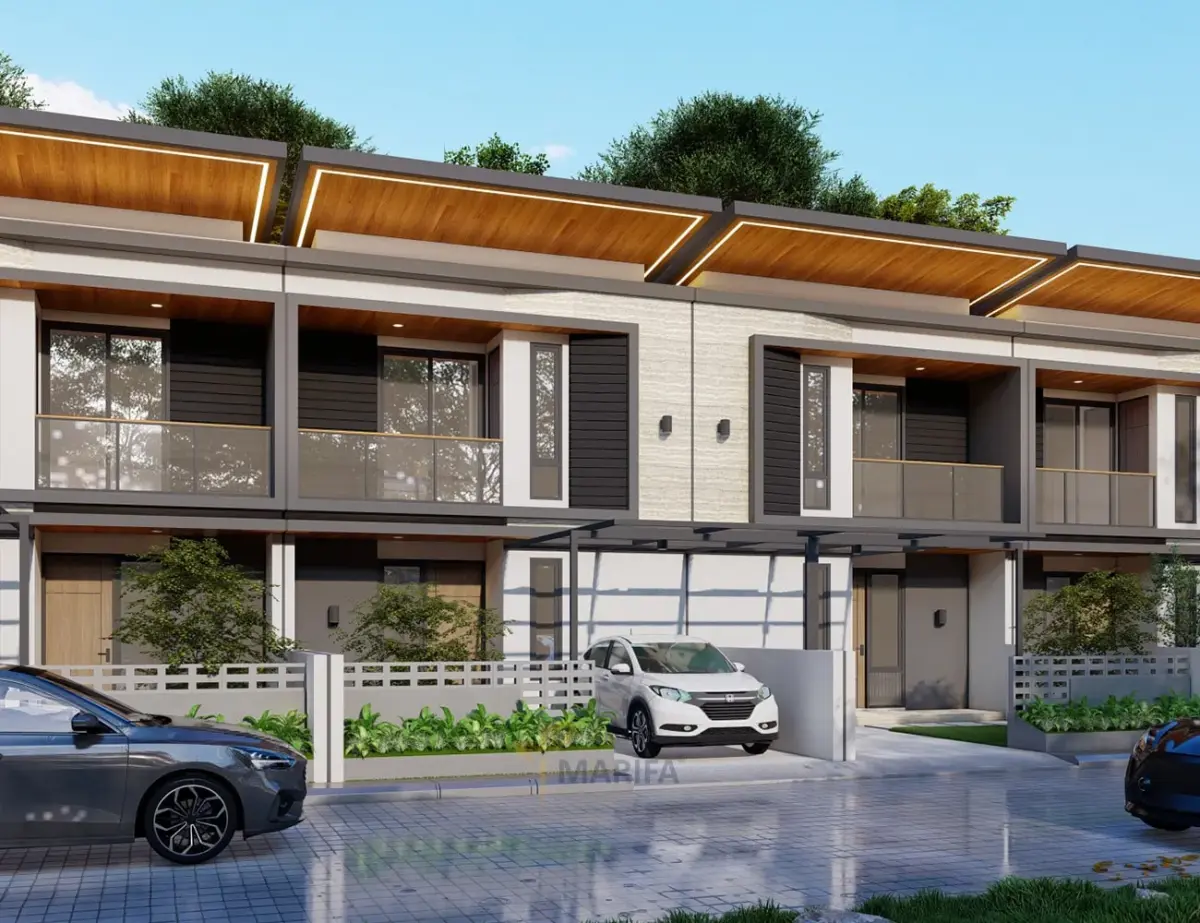 tim kontraktor sedang meeting membahas blueprint rumah kost