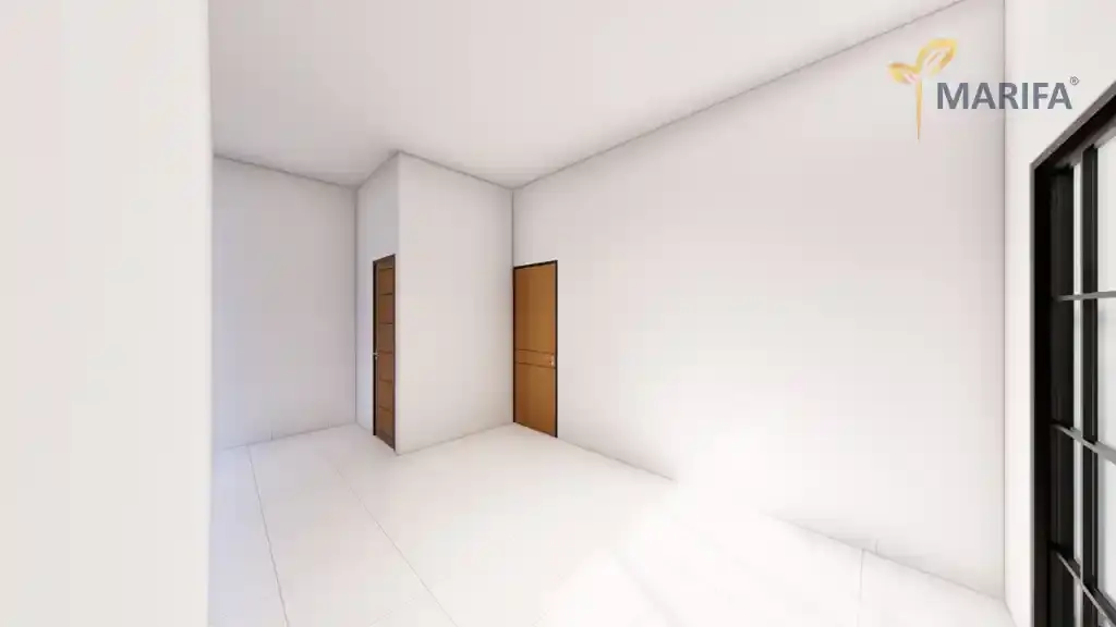 pembangunan struktur rumah oleh tim tukang
