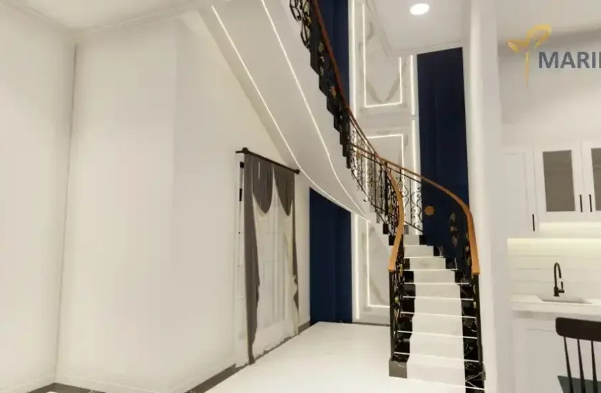 rumah keluarga modern dengan carport di kawasan jakarta barat 6ac343d6e6585